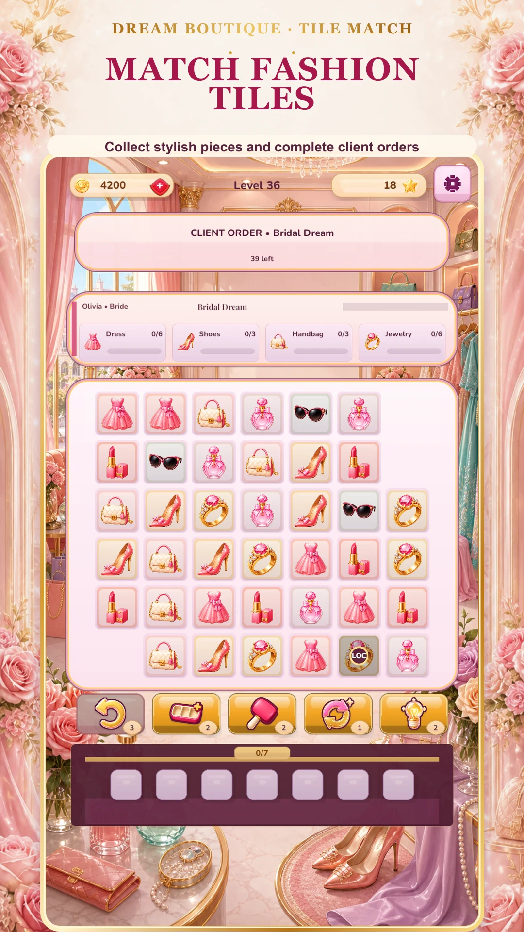 Dream Boutique: Tile Match screenshot